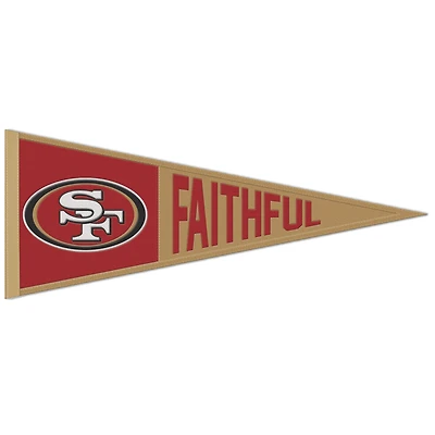 WinCraft San Francisco 49ers 13'' x 32'' Slogan - Fanion