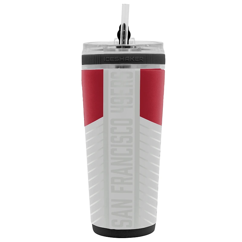 WinCraft San Francisco 49ers 26oz 4D Flex Ice Shaker Bottle