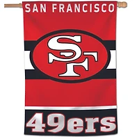 Bannière verticale simple face rétro WinCraft San Francisco 49ers 28" x 40"