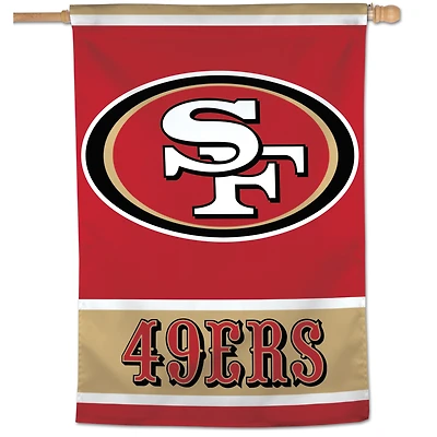 Bannière verticale simple face WinCraft San Francisco 49ers 28" x 40"