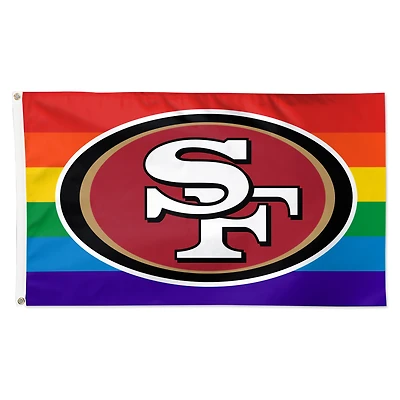 Drapeau WinCraft San Francisco 49ers 3' x 5' Pride Deluxe 1 face