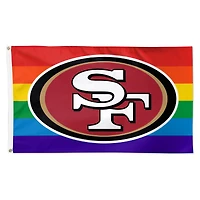 Drapeau WinCraft San Francisco 49ers 3' x 5' Pride Deluxe 1 face