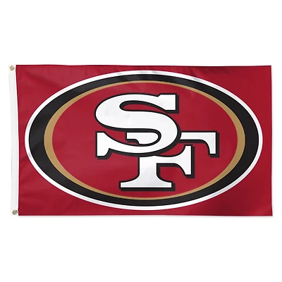 Drapeau WinCraft San Francisco 49ers 3' x 5' Logo principal, recto simple