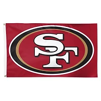 Drapeau WinCraft San Francisco 49ers 3' x 5' Logo principal, recto simple