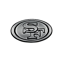 WinCraft San Francisco 49ers Chrome Auto Emblem