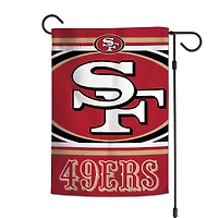 WinCraft San Francisco 49ers drapeau de jardin double face avec slogan de l'équipe 12 po x 18 po