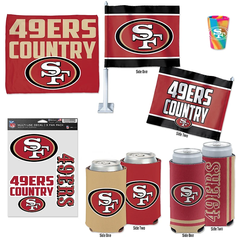 Pack Gameday de six pièces WinCraft San Francisco 49ers