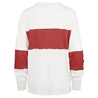T-shirt à manches longues '47 Cream San Francisco 49ers Clubhouse Pride Taylor pour femmes