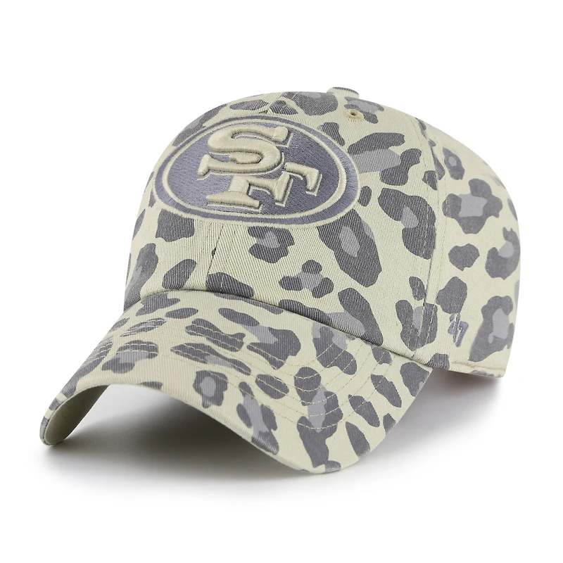 Casquette ajustable Bagheera Clean Up grise pour femme des 49ers de San Francisco 47