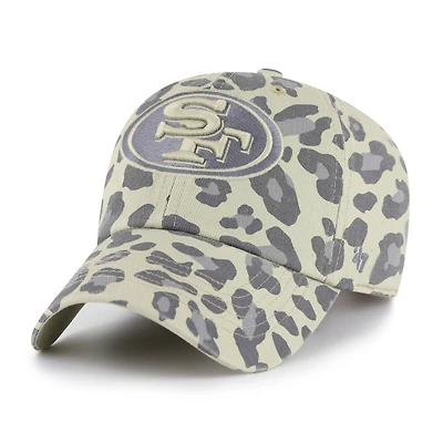 Casquette ajustable Bagheera Clean Up grise pour femme des 49ers de San Francisco 47