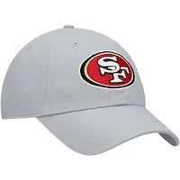 Casquette réglable secondaire San Francisco 49ers Miata Clean Up '47 grise pour femme