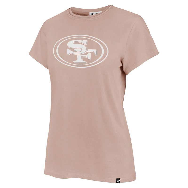 Women's '47  Light Pink San Francisco 49ers Premier Frankie T-Shirt