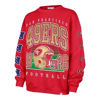 Sweat-shirt oversize « 47 Scarlet » des San Francisco 49ers pour femme