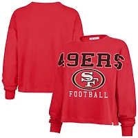 T-shirt oversize à manches longues « 47 Scarlet » des San Francisco 49ers, Outreach City, pour femme