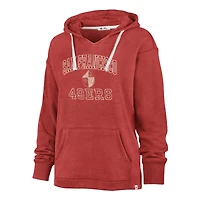 Sweat à capuche Clarity Kennedy pour femme '47 Scarlet San Francisco 49ers grande taille