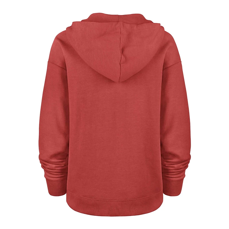 Women's '47 Scarlet San Francisco 49ers Plus Clarity Kennedy Pullover Hoodie