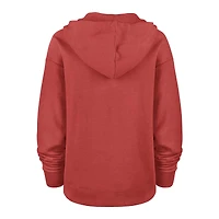 Women's '47  Scarlet San Francisco 49ers Plus Clarity Kennedy Pullover Hoodie
