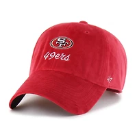Women's '47  Scarlet San Francisco 49ers Spirited Clean Up Adjustable Hat