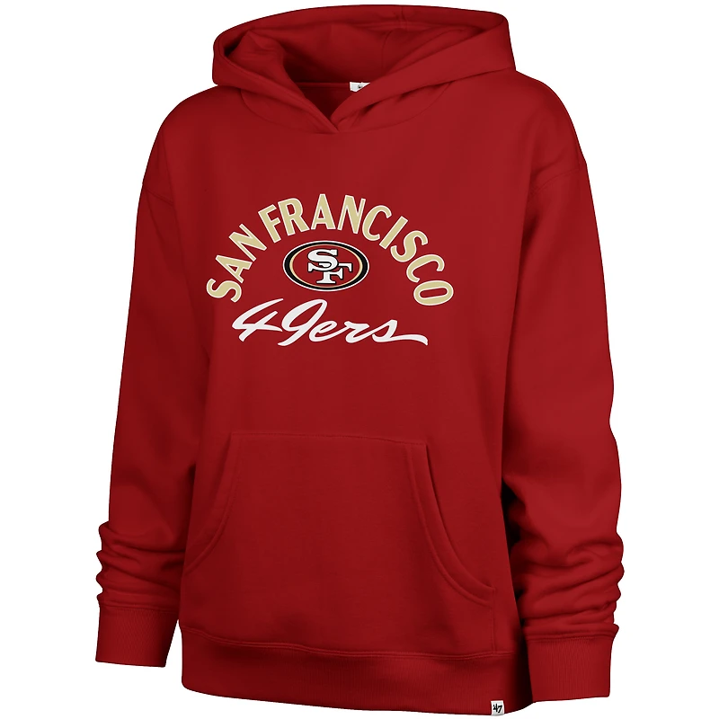 Sweat à capuche Whirlwind Naomi Scarlet 47 des San Francisco 49ers pour femme