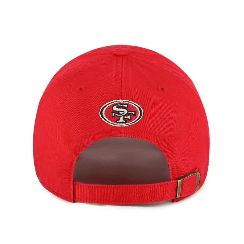 Casquette ajustable Zoey Clean Up Scarlet 47 des San Francisco 49ers pour femme