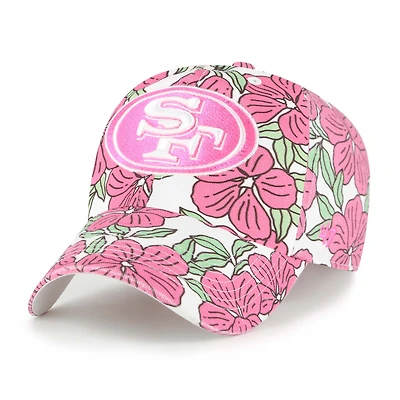 Casquette ajustable blanche San Francisco 49ers Florentina Clean Up pour femme '47