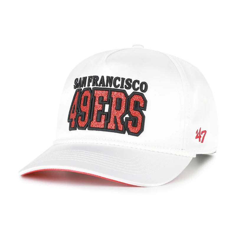 Women's '47  White San Francisco 49ers Outspoken Hitch Adjustable Hat