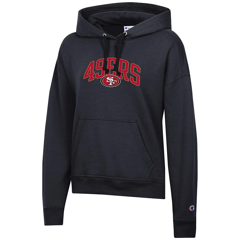 Women's Champion  Black San Francisco 49ers Powerblend Hoodie