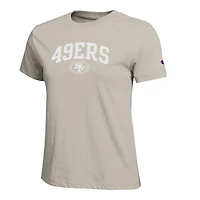 Women's Champion  Light Brown San Francisco 49ers Cocoa Butter T-Shirt