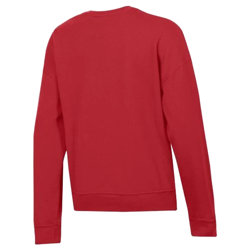 Women's Champion  Scarlet San Francisco 49ers Powerblend Fleece Sweatshirt