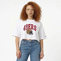 T-shirt court boyfriend blanc Champion pour femme des 49ers de San Francisco