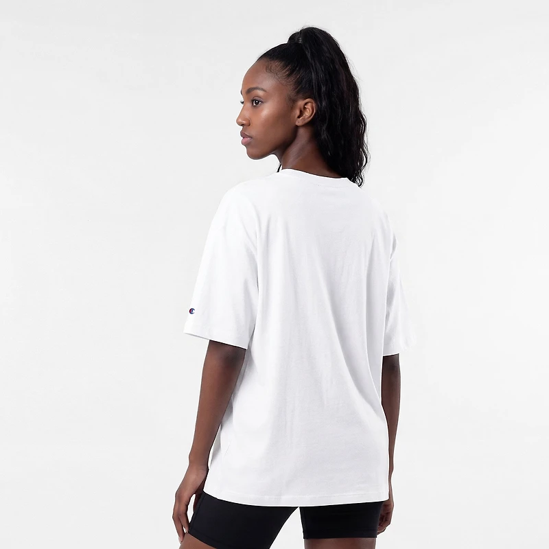 Women's Champion  White San Francisco 49ers Oversized T-Shirt
