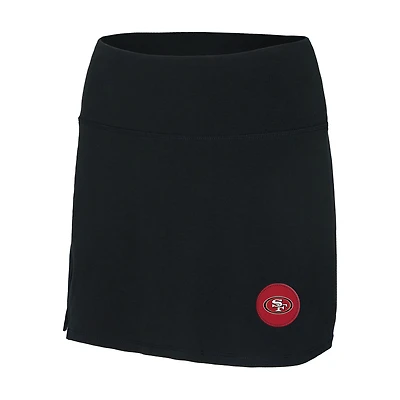 Jupe-short de Sport grande taille Concepts noire des San Francisco 49ers pour femme