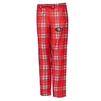 Ensemble de nuit pour femme Concepts Sport gris chiné/écarlate San Francisco 49ers Regulate Plaid avec débardeur et pantalon