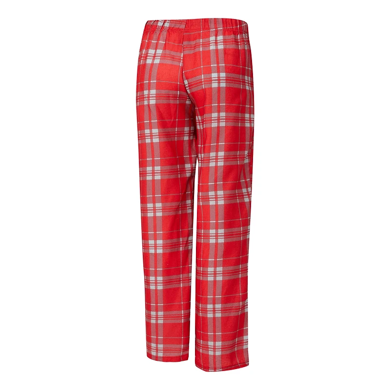Women's Concepts Sport Heather Gray/Scarlet San Francisco 49ers Regulate Plaid Tank Top & Pants Sleep Set