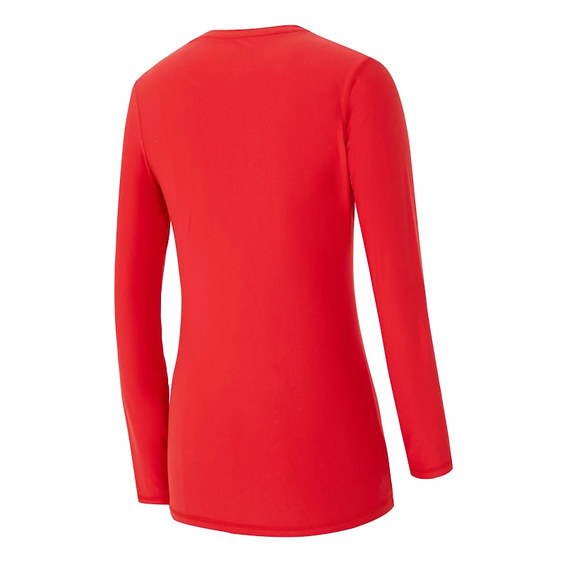 Women's Concepts Sport Scarlet San Francisco 49ers Chesnut Long Sleeve T-Shirt and Pant Sleep Set