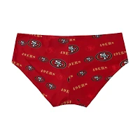 Women's Concepts Sport Scarlet San Francisco 49ers Mosaic Allover Print Knit Panty