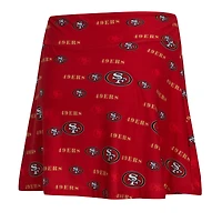 Women's Concepts Sport Scarlet San Francisco 49ers Mosaic Allover Print Skort