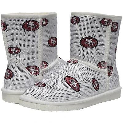 Women's Cuce  San Francisco 49ers Logo Pull on Ankle Boots