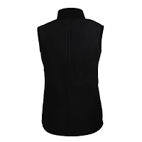 Women's Cutter & Buck Black San Francisco 49ers Throwback Cascade Eco Sherpa Fleece Vest