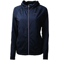 Women's Cutter & Buck Navy San Francisco 49ers Adapt Eco Knit Full-Zip Jacket