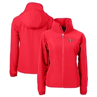 Women's Cutter & Buck  Red San Francisco 49ers Charter Eco Recycled Full-Zip Jacket