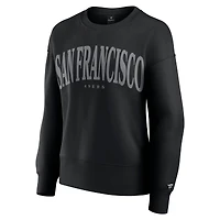 Women's Fanatics  Black San Francisco 49ers Elements Pullover Sweatshirt
