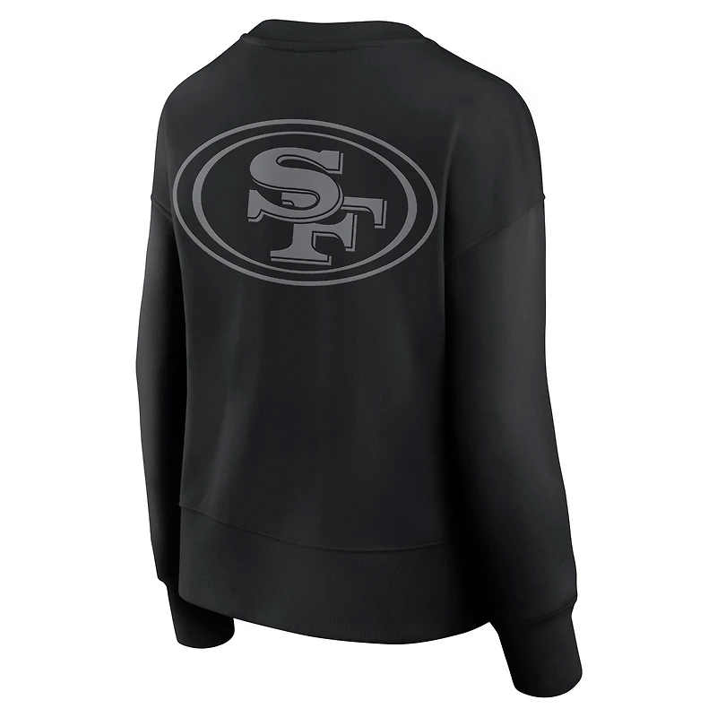 Women's Fanatics  Black San Francisco 49ers Elements Pullover Sweatshirt