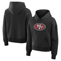 Sweat à capuche noir Fanatics Essential Legacy pour femmes, San Francisco 49ers