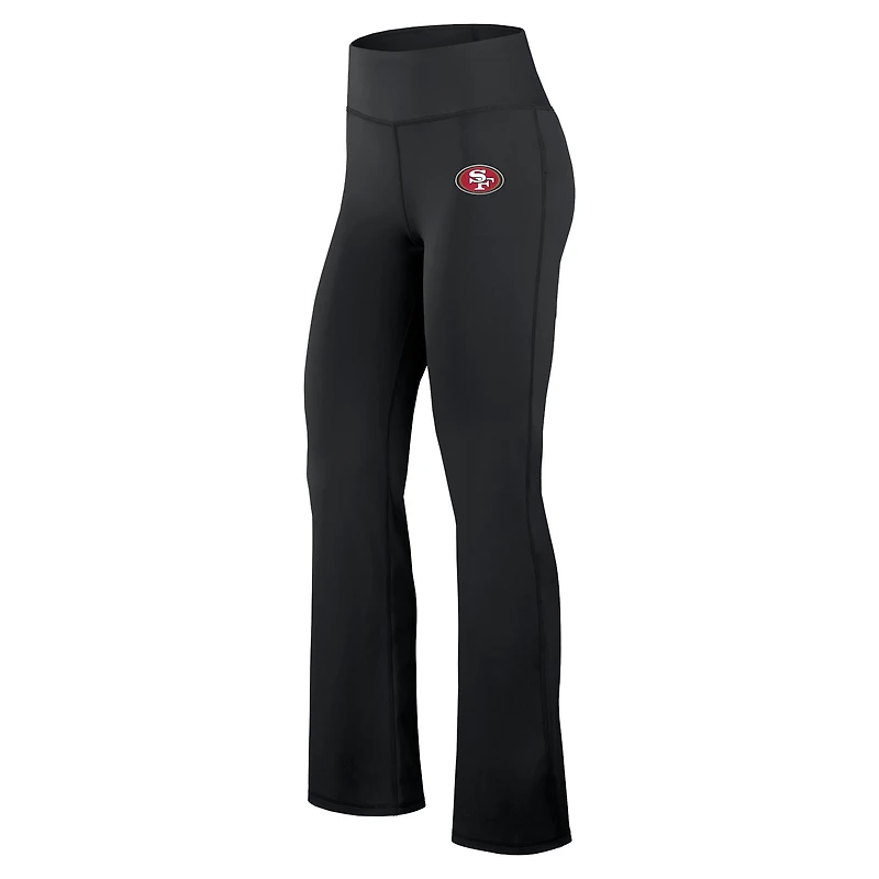 Women's Fanatics Black San Francisco 49ers Maxed Out Flare Leggings
