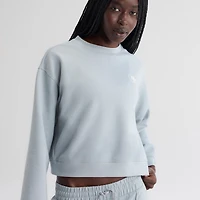 Sweat-shirt oversize à pochette en mélange de trois matières, bleu San Francisco 49ers, pour femme, la marque Fanatics.