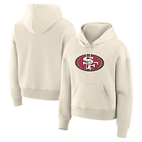 Women's Fanatics Cream San Francisco 49ers Dove Legacy Pullover Hoodie