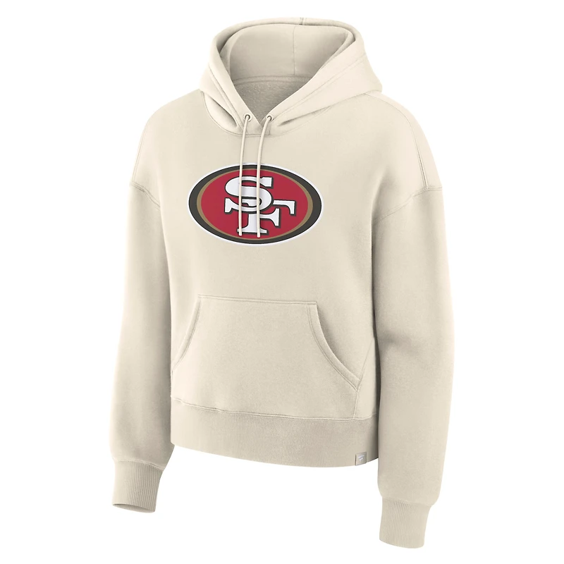 Sweat à capuche pour femme Fanatics Cream San Francisco 49ers Dove Legacy