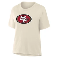 T-shirt crème Fanatics pour femme, motif colombe des 49ers de San Francisco