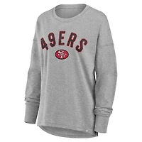 T-shirt à manches longues Fanatics Heather Grey pour femme, motif Hometown Legacy des San Francisco 49ers